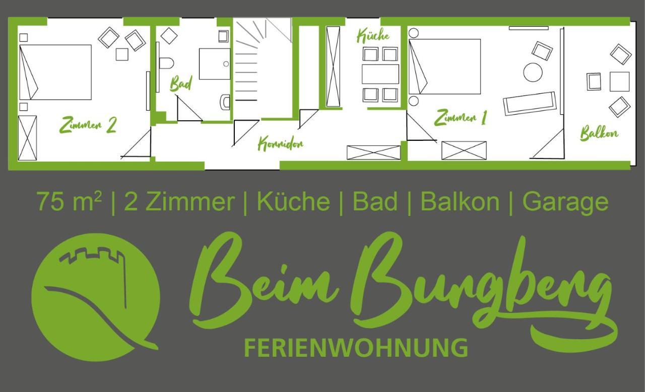 Ferienwohnung Beim Burgberg Бад-Аббах Екстер'єр фото